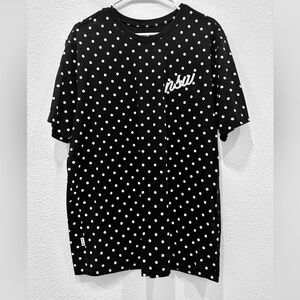 Black and White Polka Dot Nike NSW T Shirt Men’s XL